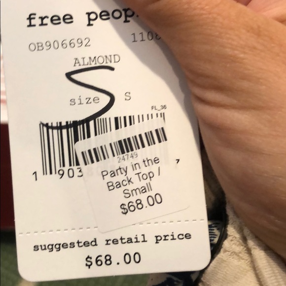 NWT! Free people party in the front top - Picture 3 of 3